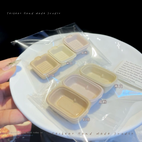 Маленький одноразовый пакет, ланч-бокс, игра с едой, кремовый слайм, аксессуар, «сделай сам»