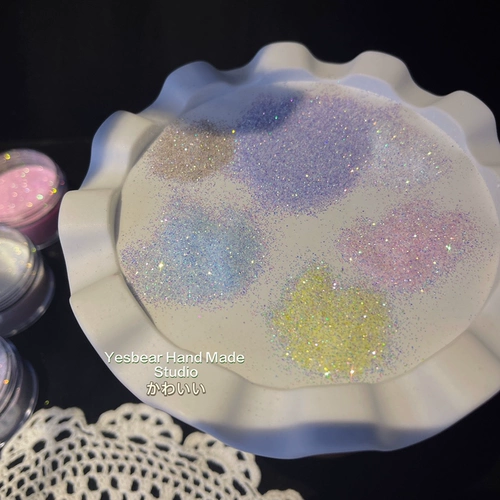 Yesbear Big Bear Hand -Приготовленная морская соль Crystal Diamond Sugar Sugar Cleance Glue и Squeeze Squeeze Cream Cream Glie Diamond Powder