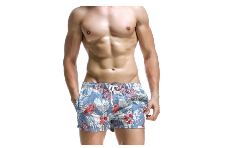 Bãi biển mùa hè quần quần thể thao nam thể dục chạy nhanh khô quần short nam giải trí quần lỏng nhà đồ ngủ - Quần thể thao
