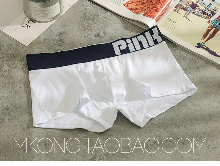 2 tải đơn giản cotton boxer thanh niên eo thấp gợi cảm đồ lót nam thể thao cá tính quần short vuông