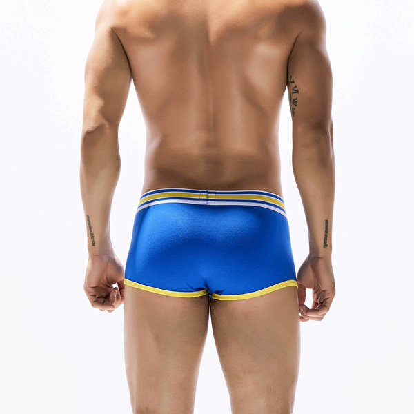 Súng tách thể thao cotton nam đồ lót thanh niên eo thấp sexy boxer triều thời trang thoáng khí bốn góc