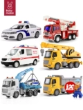Полицейская машина, скорая помощь, инерционная игрушечная машина, игрушка для мальчиков, пожарная машина