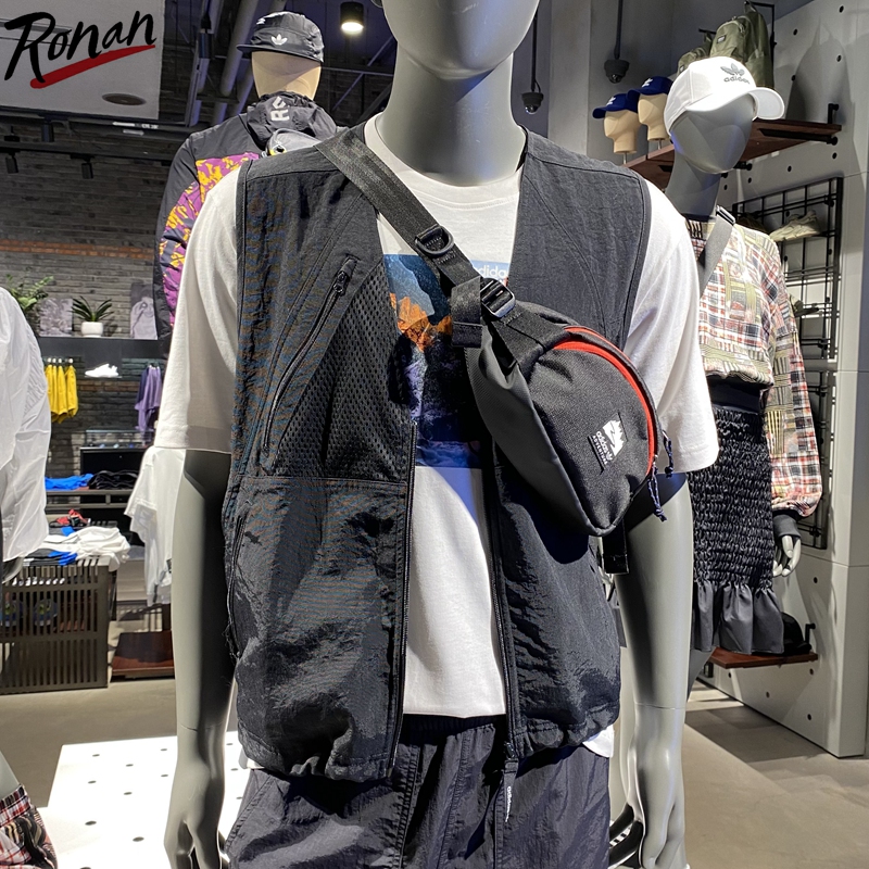 Adidas Trefoil 21 Autumn New Model 3m Reflective Men's Woven Sports Outdoor Workwear Vest H09056