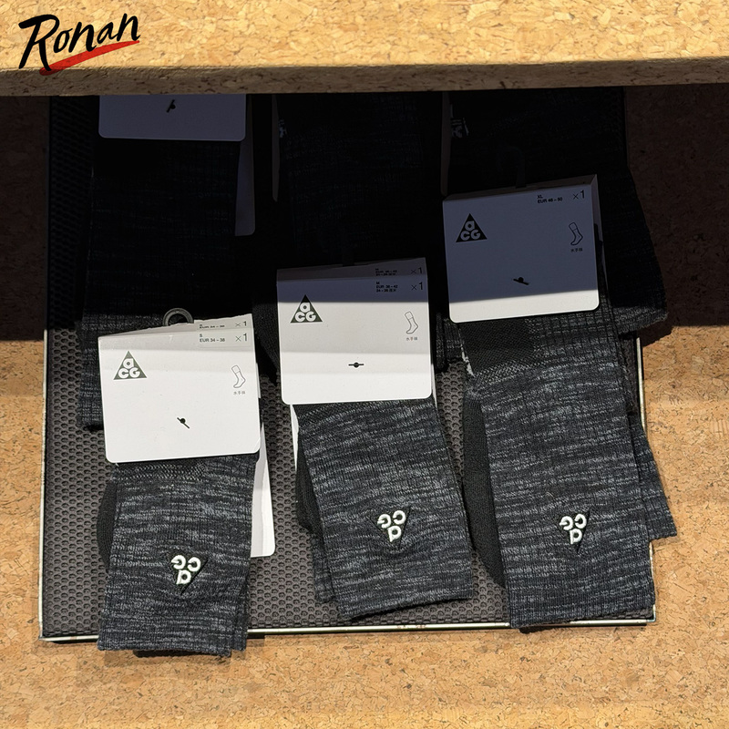 Nike Acg Outdoor Mid-Calf Sports Socks (1 Pair) Spring Training Comfortable Cushioning Support Fb3341-011 Nike Acg Outdoor Mid-Calf Sports Socks (1 Pair) Spring Training Comfortable Cushioning Support Fb3341-011
