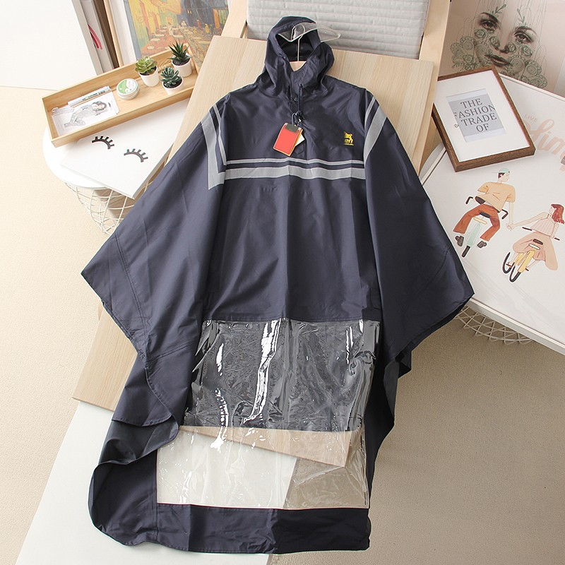 Available for accommodating light thickened windproof rain cape electric car Adult full body anti-rainstorm single riding special raincoat-Taobao