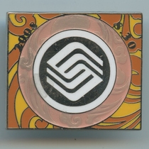 Sponsor China Mobile Emblem 2008 Beijing Olympic Games 8 30th Day Lucky Clouds Commemorative Medal Badge