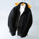 ສະຖານີເອີຣົບ Sheep Shear Jacket Men's Loose Fur Integrated Lapel Thickened Warm Business Casual Size Large Cotton Clothes trendy