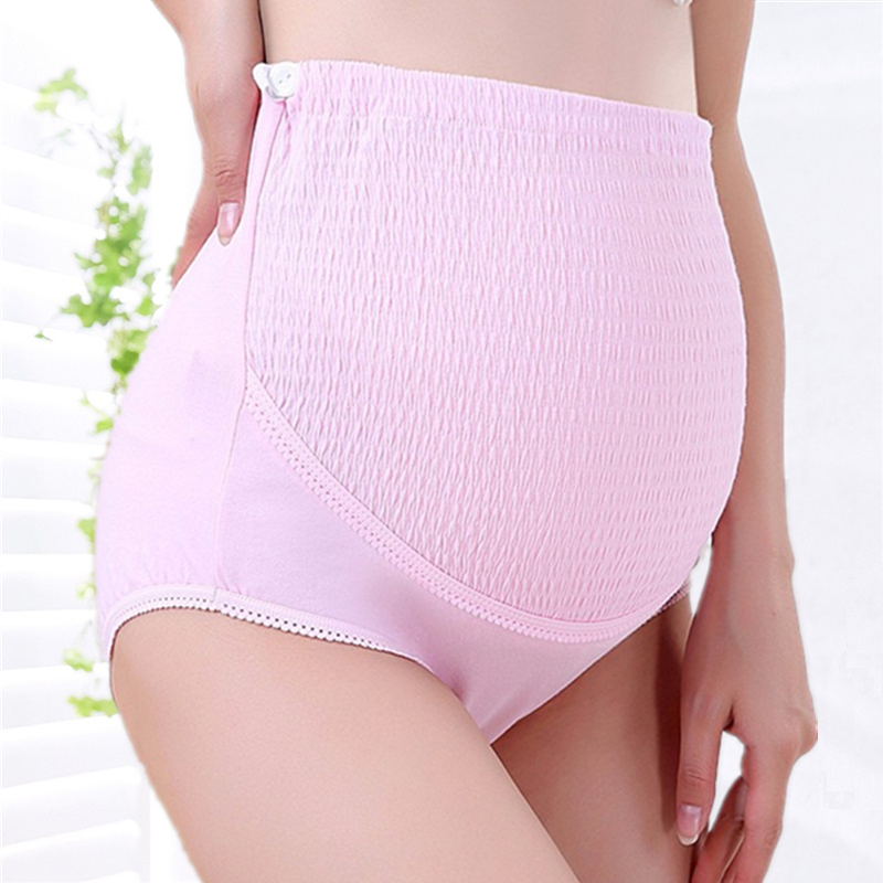 Pregnant woman's underwear pure cotton pregnant with high waist toabdominal early large code shorts for late underwear female pants head