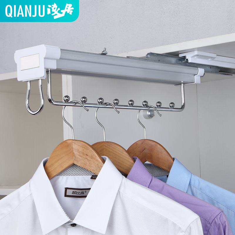 Shallow Wardrobe Space Aluminum Home Top Loading Clothes Hangers