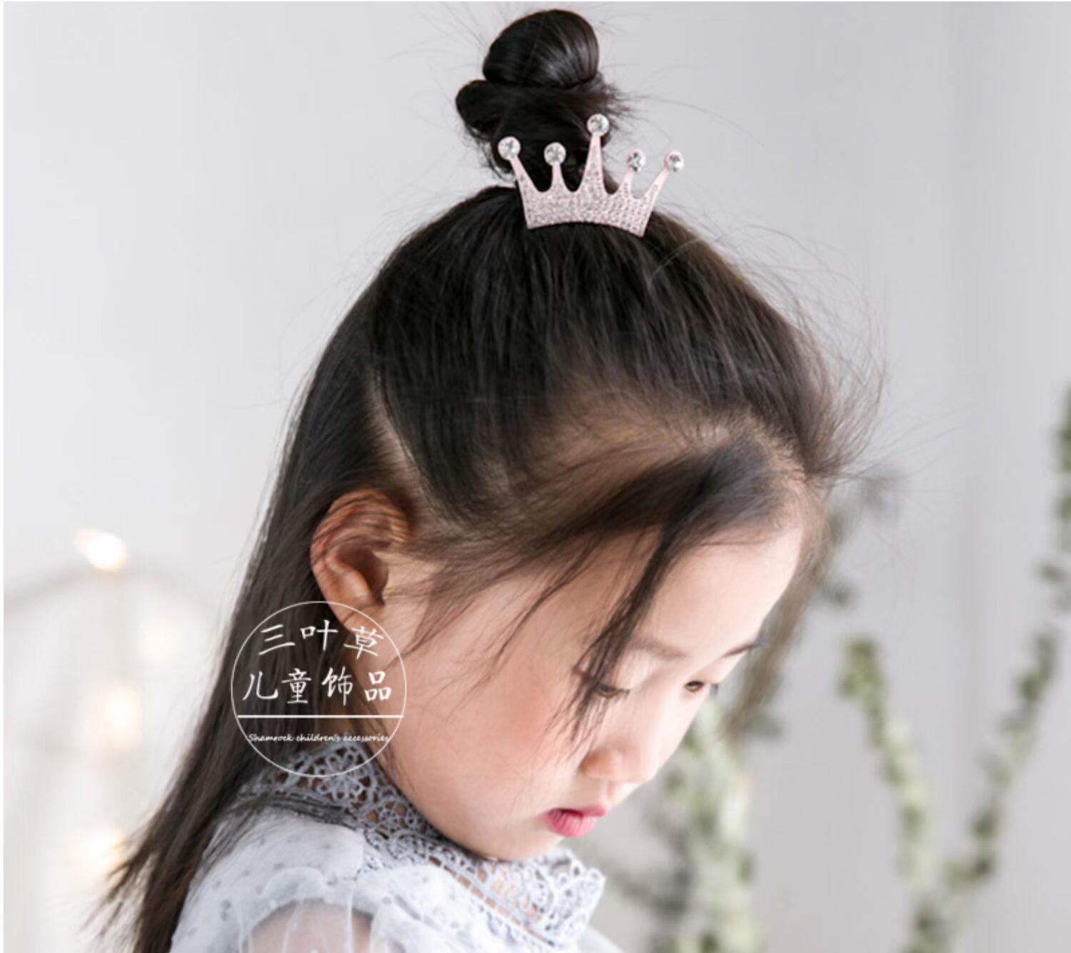 Hàn Quốc trẻ em mũ công chúa lady vương miện lược chải khí cô bé nước bit chải bé kẹp tóc trang sức - Phụ kiện tóc băng đô nữ