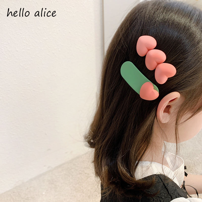 Korean headwear children's broken hairpin girl clip hairpin baby BB clip girl net red 2022 new hair accessories