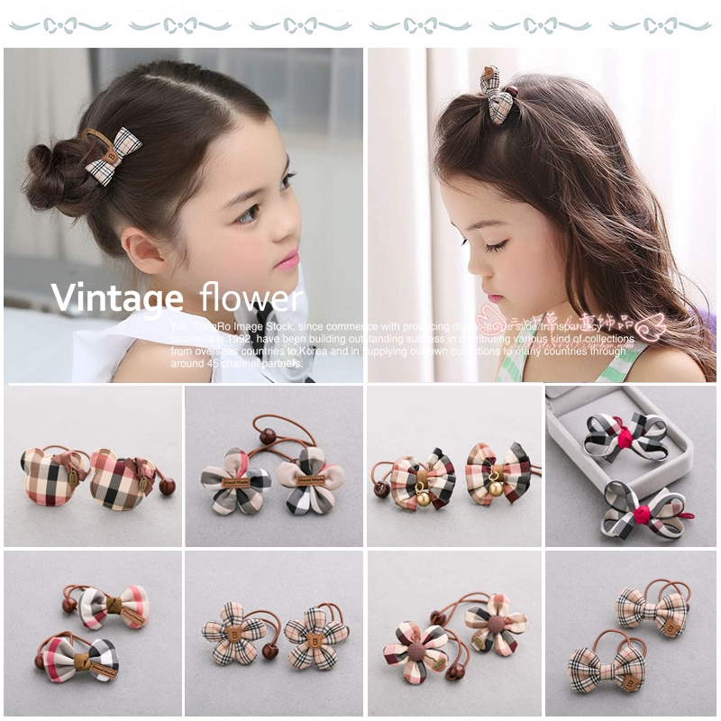 Hàn Quốc trẻ em headband cao su ban nhạc bé gái phụ kiện tóc mũ cô gái dây tóc nữ bé kẹp tóc kẹp tóc không kẹp tóc - Phụ kiện tóc