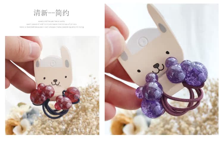 Dây tóc trẻ em Cô gái Hàn Quốc dễ thương Mickey tóc dây cao su ban nhạc sinh viên Zama đuôi tóc vòng đầu phụ kiện tóc băng đô cài tóc
