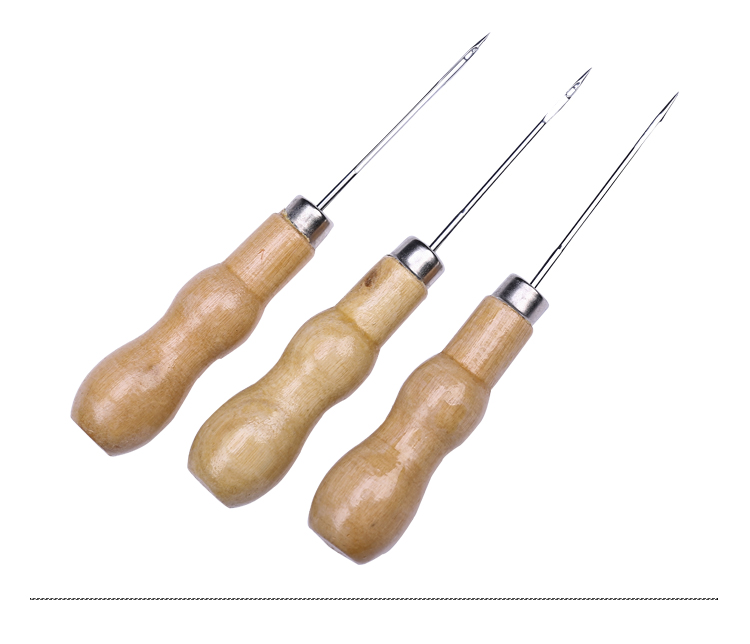 công cụ khoan dùi cobbling giày da móc kim với một loại vật liệu nón thon DIY tay kim Na Xiedi - Công cụ & vật liệu may DIY thước đo may quần áo