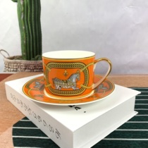 2022 H Home pre-sale teacup coffee cup saucer couple cup trendy brand set oriental horse creative gift box