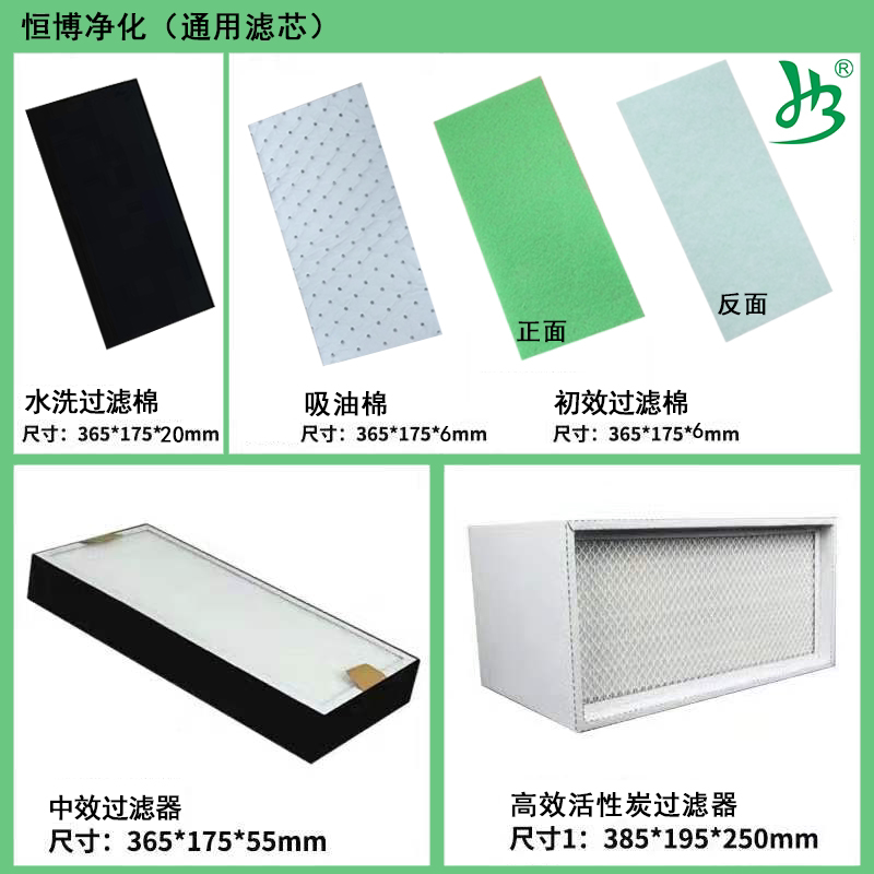 Soldering moxibustion smoke purifier medium filter element primary filter cotton high-efficiency activated carbon filter general consumables