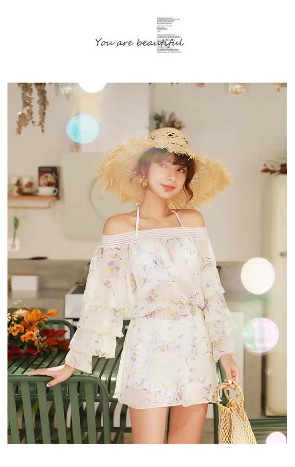 2019 cặp đôi đồ bơi áo choàng che bụng bikini ba mảnh đi biển kỳ nghỉ quần nam đi biển mùa xuân áo tắm nóng - Vài đồ bơi 	đồ đôi đi biển cho mẹ và bé trai