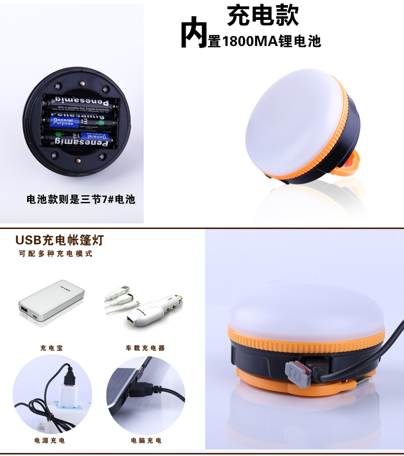 Mới ngoài trời đèn hoang dã đèn cắm trại đèn lều đèn cắm trại đèn dẫn sạc siêu sáng ánh sáng trại đèn đèn bin siêu sáng