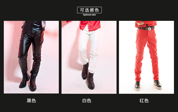 Pantalon cuir homme serré pour jeunesse - Ref 1483359 Image 21