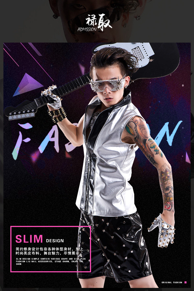 Pantalon cuir homme en vrac pour adolescent pour été - Ref 1483963 Image 7