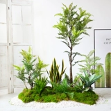 Северная крупная симуляционная завода Комбинированная рукава упаковка поддельное дерево зеленое растение