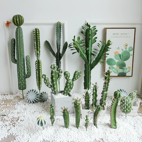 Северные симуляции сказочные марионеточные колонны шарики столбы Tian ru Тропические зеленые растения Внутренние окна