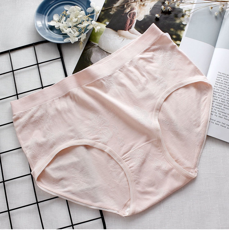 Dàn in ba chiều co giãn một mảnh thoải mái đồ lót của phụ nữ thoáng khí modal cotton giữa eo tam giác đồ lót nữ quần sịp dây nam
