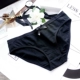 Butterfly Ai Shu Simple màu nền đơn giản da mềm mại và thoáng khí cotton ở eo túi hông tam giác nữ đồ lót