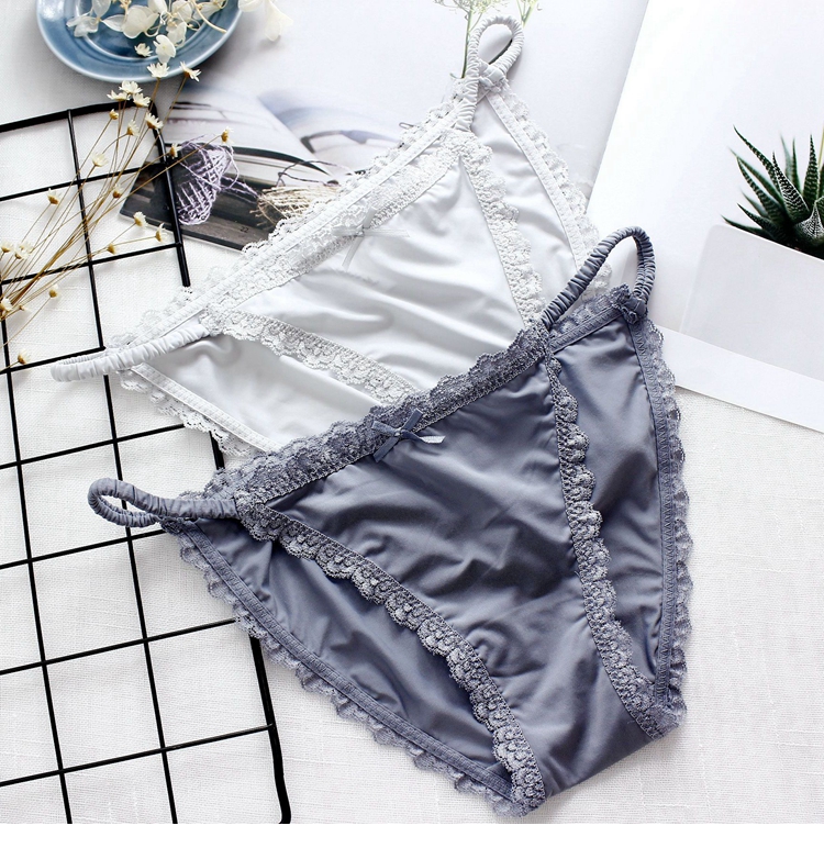 Những mẫu hình chữ T đơn giản, nhẹ nhàng và nhanh chóng làm khô băng lụa ngọt ngào bên hông gợi cảm thắt lưng thấp nữ túi đeo chéo tam giác đồ lót nam cotton