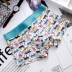 Thanh niên thành thị đồ lót nam cá tính sáng tạo phim hoạt hình boxer tóm tắt modal cotton eo thủy triều quần short nam quần lót nữ trung niên Giữa eo