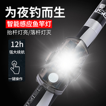 Fishing rod induction bait light 2020 new night fishing light pull bait light charging copy net light Bait light automatic bait light