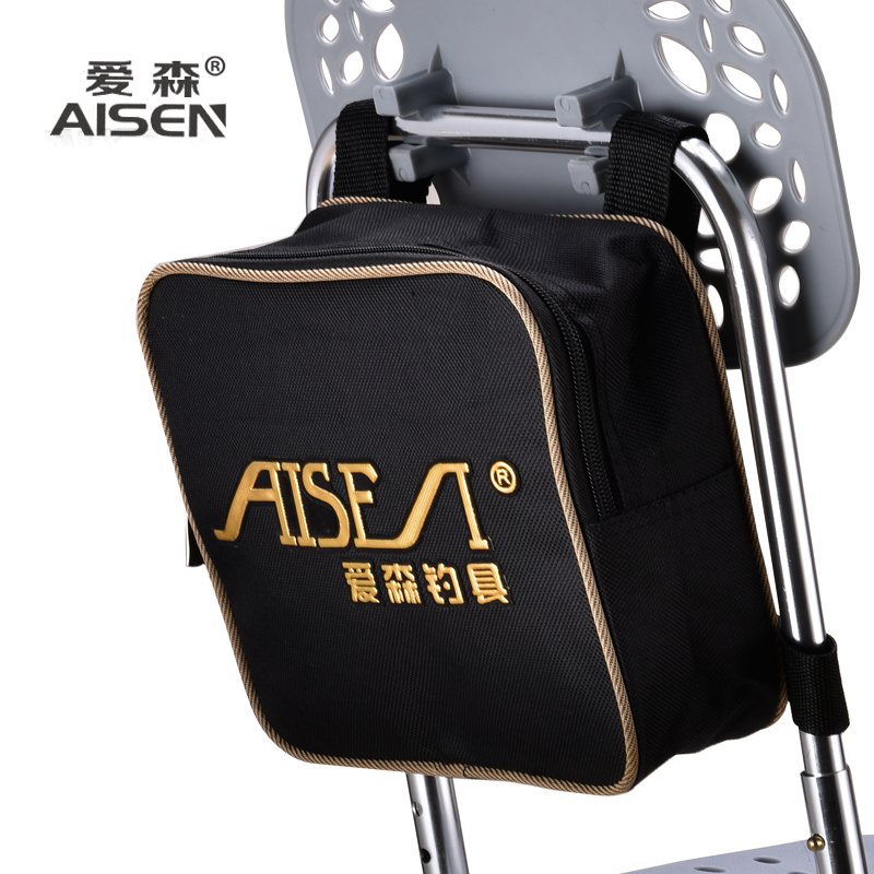 Love Mori Anti-Fishing Box Rear Hanging Bag Hot Gold Thickened Multifunction Gear Bag Large Capacity Gear Bag Anti-Tear Bag