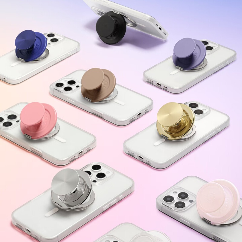 【Vertical and Horizontal Phone Magnetic Stand】Suitable for Bubble Hat Universal Magnetic Snap Airbag Stand Base