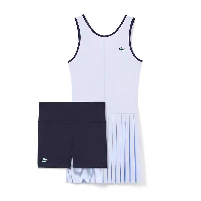 [In-Stock in China] Lacoste French Crocodile Sports Dress Leggings Quick-Dry Comfortable Casual Tennis