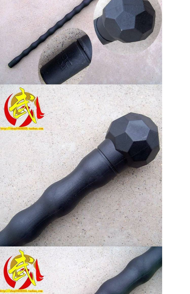 Cây gậy Zulu châu Phi / đũa thần tự vệ / cây leo núi / gậy tre, độ dẻo dai của thép, an ninh gậy ngắn, tự vệ gậy cho người già chống trượt có đèn led