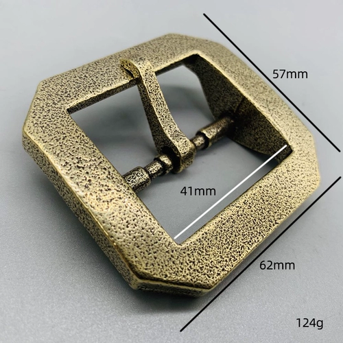 Медный латунный ретро матовый ремень, пряжка