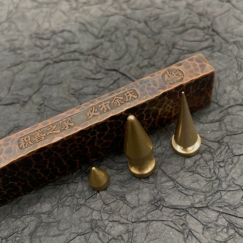 Медная латунная сумка, чехол с аксессуарами, в стиле панк, стиль