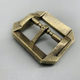 东莞破铜黄铜白铜复古磨砂日字针扣复古皮带扣扣头腰带扣皮带头男