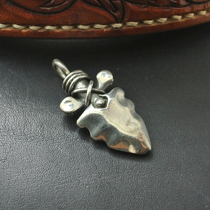 Dongguan broken copper pure copper arrow cluster car keychain pendant Indian retro copper bronze spearhead male pendant hanging ornaments