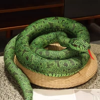 Зеленая манба змея питон