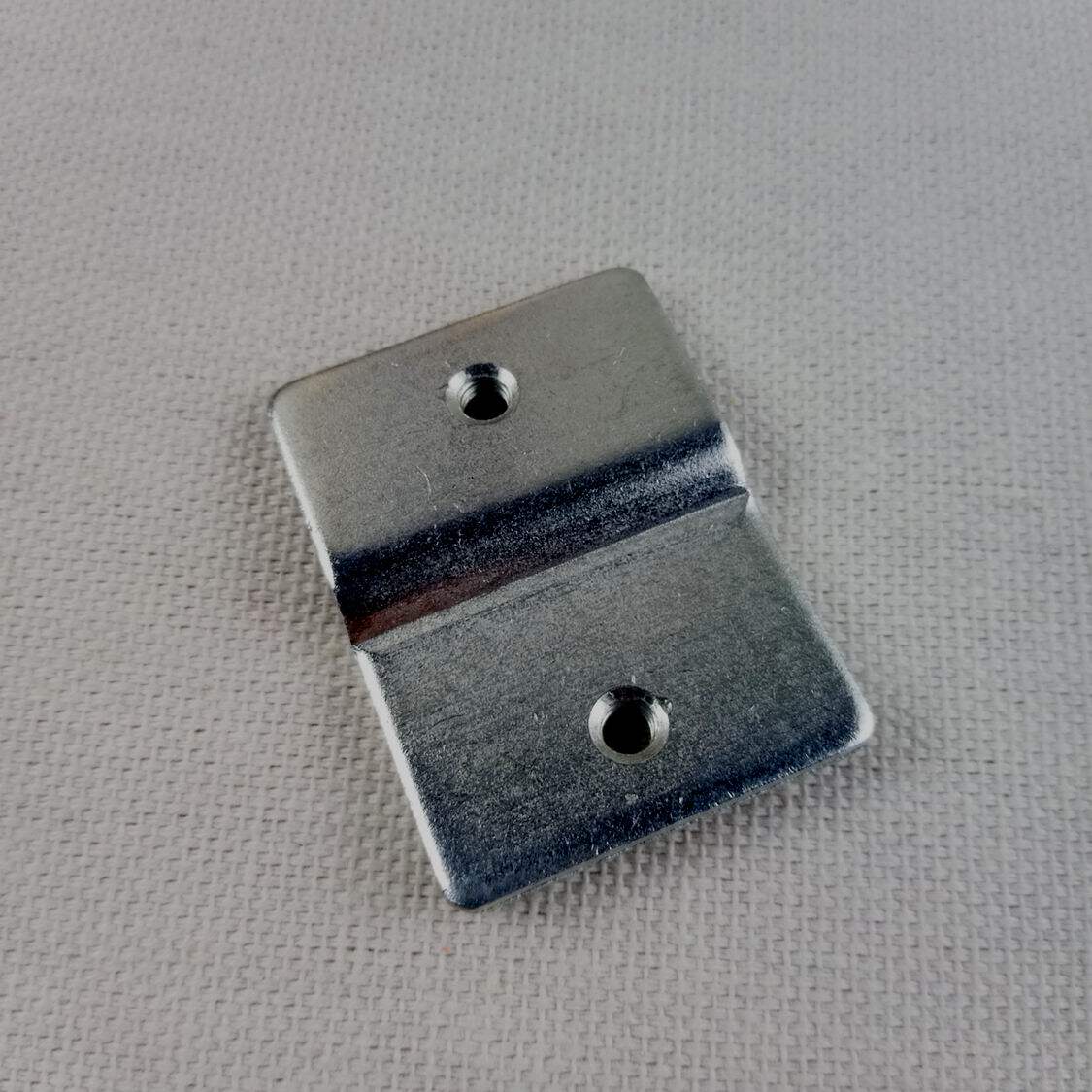 Electric insert lock embedded in mounting bracket electric bolt lock ear sheet electric strip lock two ends fastening sheet empty frame buried fixing sheet