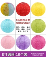 8 -INCH круглые полые 10 выходов (без огней и стержней)