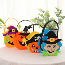 Halloween hand-held pumpkin bags childrens small gifts for sugar bags candy bags basket dress up decorations props