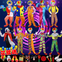 Masquerade magician performance props costume swallowtail clown costume dress up clown dress costume adult suit