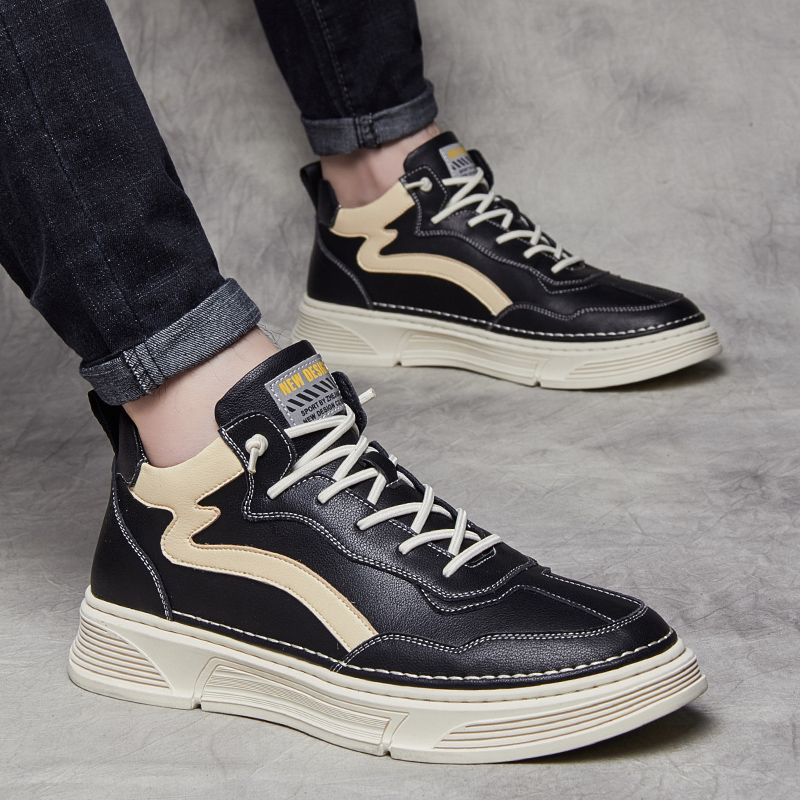 Shoes Men 2021 New Spring Casual Shoes Autumn Winter Han Edition Trend Youth Tide Shoes 100 hitch Breathable Plate Shoes