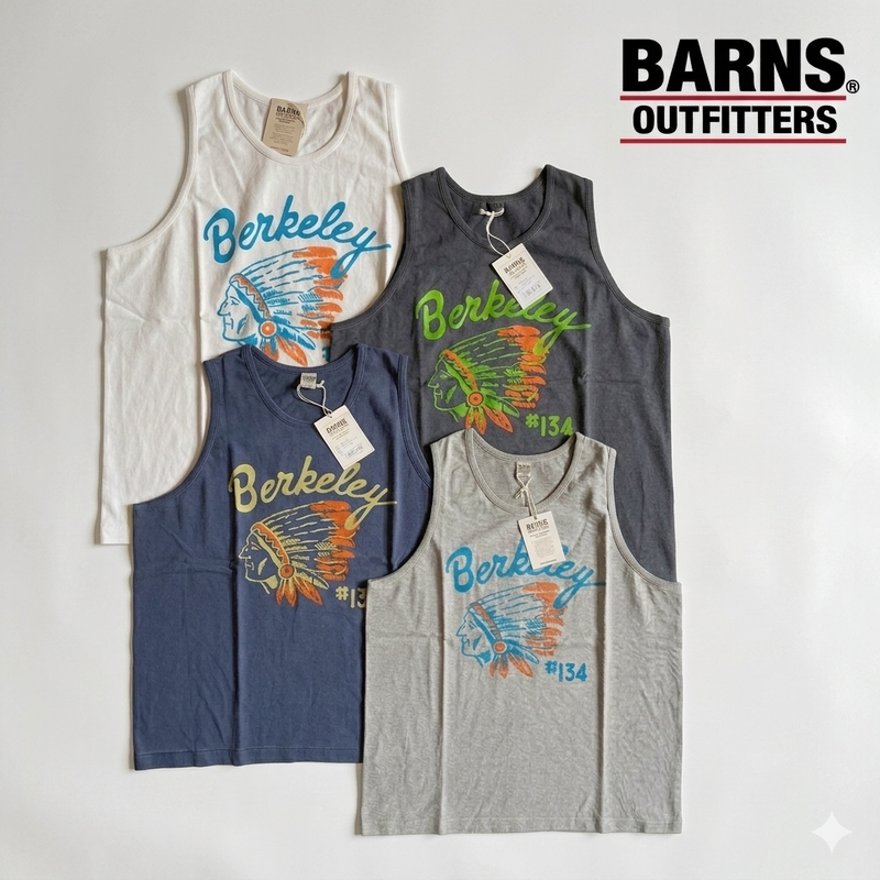 [in Stock] Nissan Barns Vintage Loom New Style Bucket Weave Fabric Vest Indian Print Four Colors