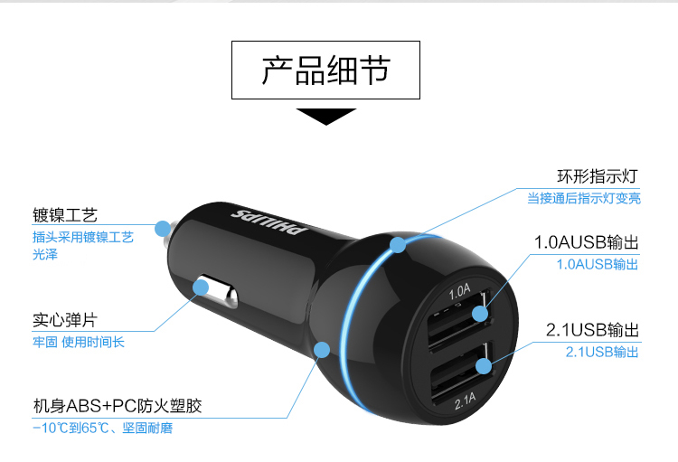 chargeur PHILIPS 3.1A, 3A - Ref 1302224 Image 19