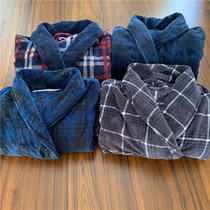 Adult Mens Soft Coral Velvet Plaid Collection Nightsuit Collection