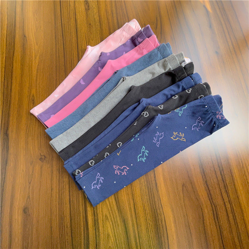 Spring and Autumn girls in children of all cotton spandex elastic bottle 2 - 8 years old