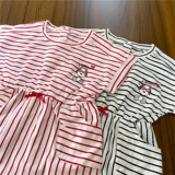 Хлопковая мягкая эластичная мягкая пуля, платье с коротким рукавом